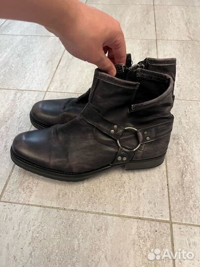 Мужские кожаные ботинки Aldo