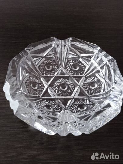 Пепельница хрустальная