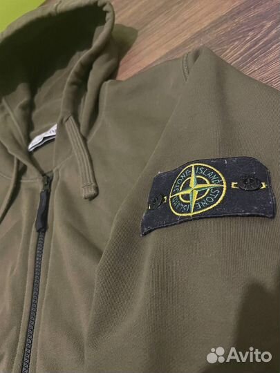 Stone island zip hoodie