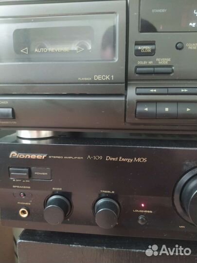 Кассетная дека technics rs-tr373, cd sl-pg360