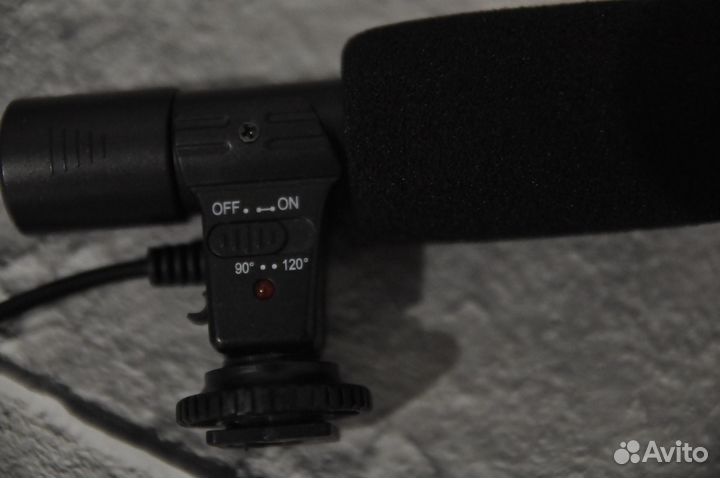 Микрофон для фото и видео камер (накамерный)