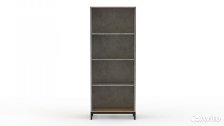 Стеллаж белый лофт