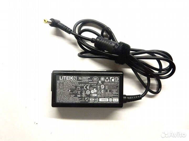 Блок питания LiteOn 19V 3.42A ноутбук Packard Bell