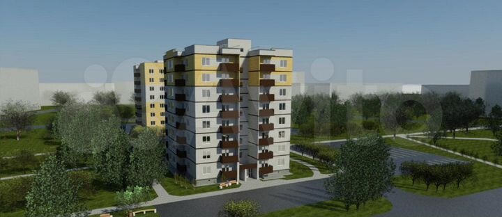 3-к. квартира, 74 м², 2/9 эт.