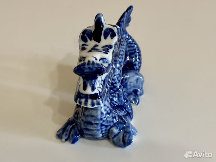 Фигурка / статуэтка гжель дракон символ 2024 года