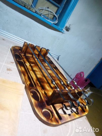 Поднос для шашлыка на 4 персоны