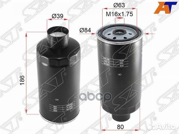 Фильтр топливный iveco daily 01-06 ST-2992300 Sat