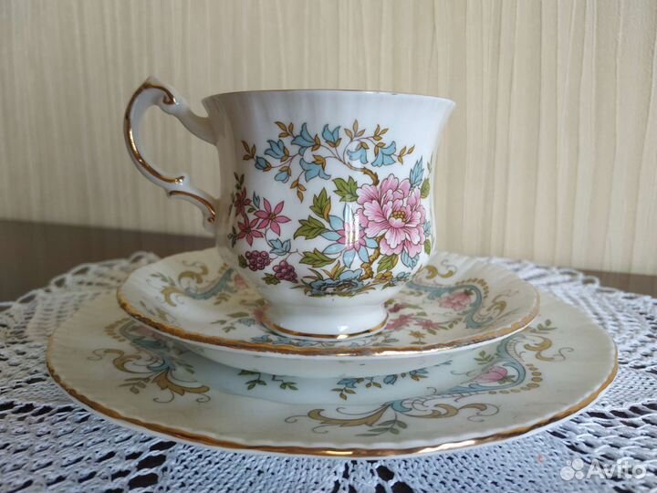 Тройка чайная/кофейная, Англия винтаж