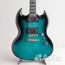 Epiphone Prophecy SG Red/Blue Tiger Aged Gloss