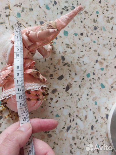 Елочная игрушка Баба Яга