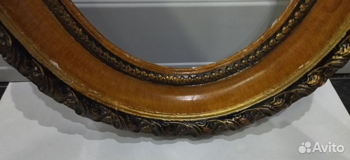 Большая объёмная рама. папье маше СССР 1960-е гг С