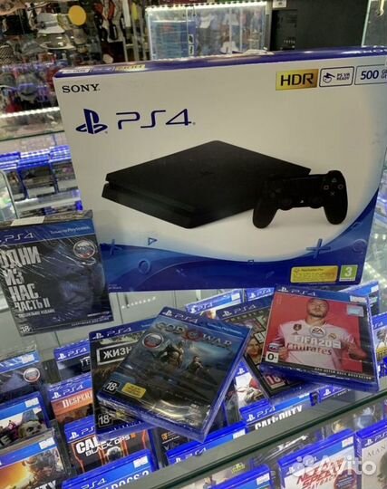 PlayStation 4 Slim 1 tb бу продажа\trade-in\выкуп