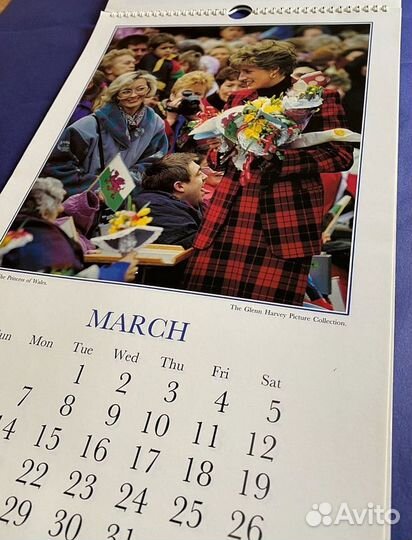 Календарь 1994г. Королевская семья, Елизавета II