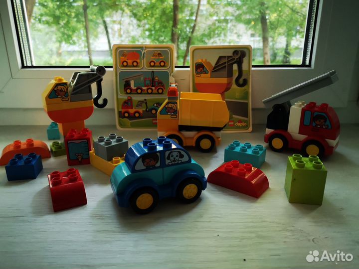 Набор Lego duplo машинки