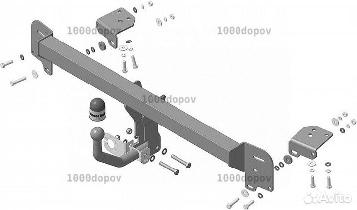 Фаркоп на Toyota Camry 2006-2017 Motodor 92516-A