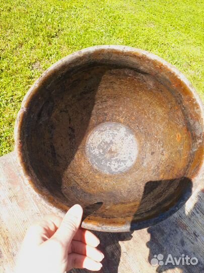 Глиняная Корчага Горшок Для Хранения Пищи 19в