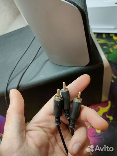 Сабвуфер и колонки microlab