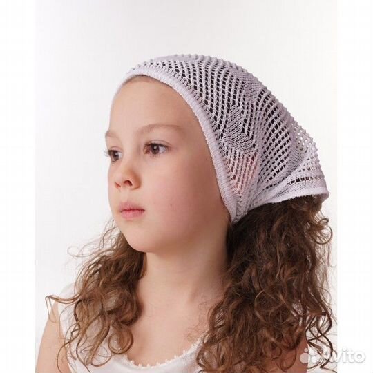 Косынка ажурная детская