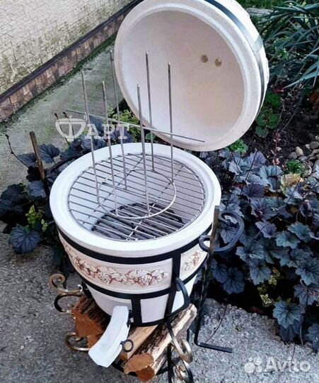 Тандыр на дровах