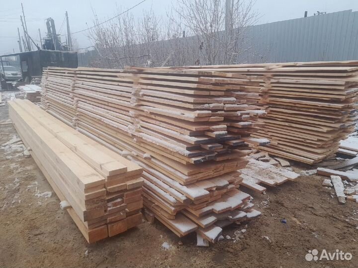 Доска обрезная 200х50x6м