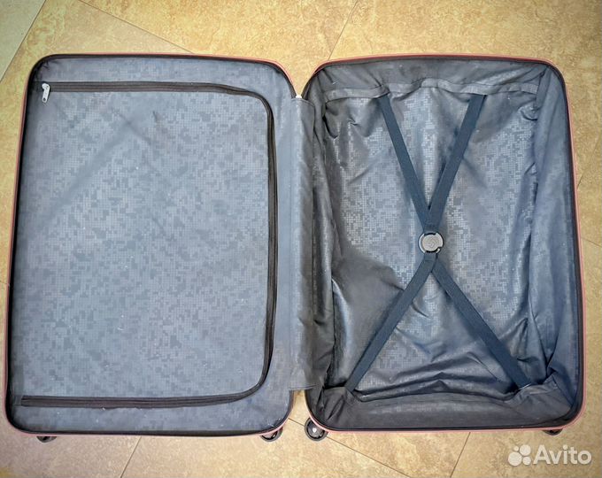 Чемодан samsonite L 75 см бордовый