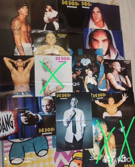 Плакаты Эминем, Sum41, Blink, US5 и др