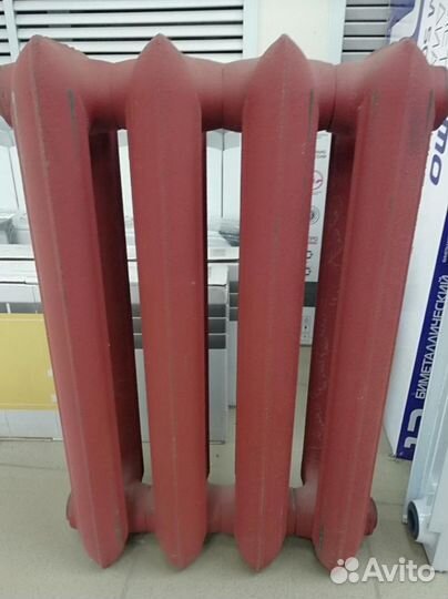 Радиатор отопления чугунный 4 секции