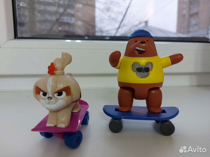 Гриз на скейтборде и дейзи игрушки из макдональдс