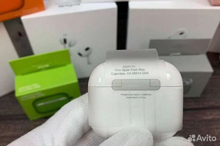 Airpods 3 “Original” + синий чехол