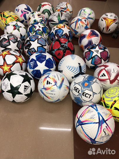 Футбольный мяч adidas, nike, puma, select