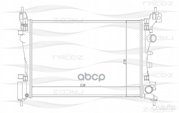 Радиатор KK0144 free-Z