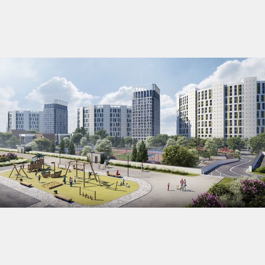 3-к. квартира, 86,6 м², 14/14 эт.