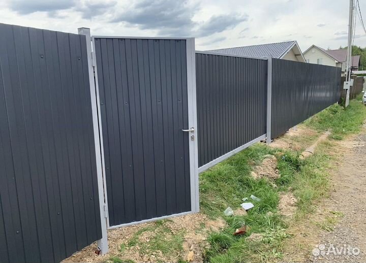 Установка/Заборов/Навесов/Калитки/Ворота