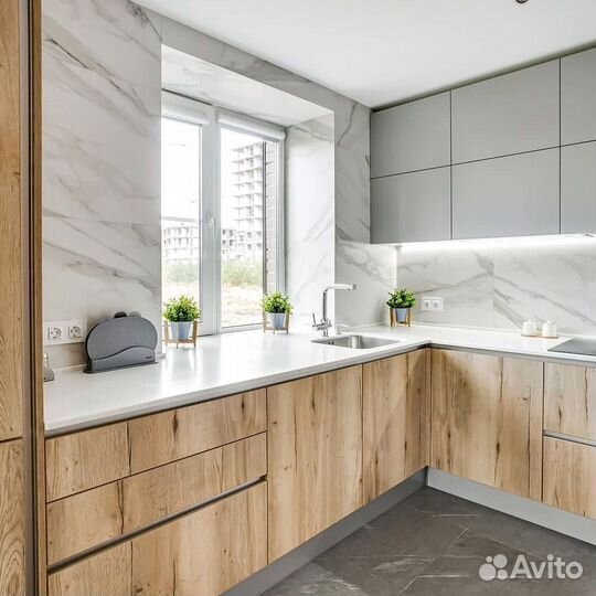 Кухонный гарнитур угловой от фабрики