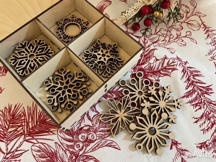 Новогодние игрушки набор