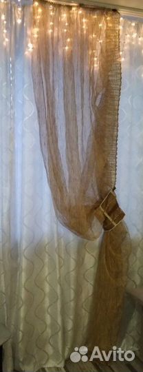 Тюль, ламбрекен, держатели для штор