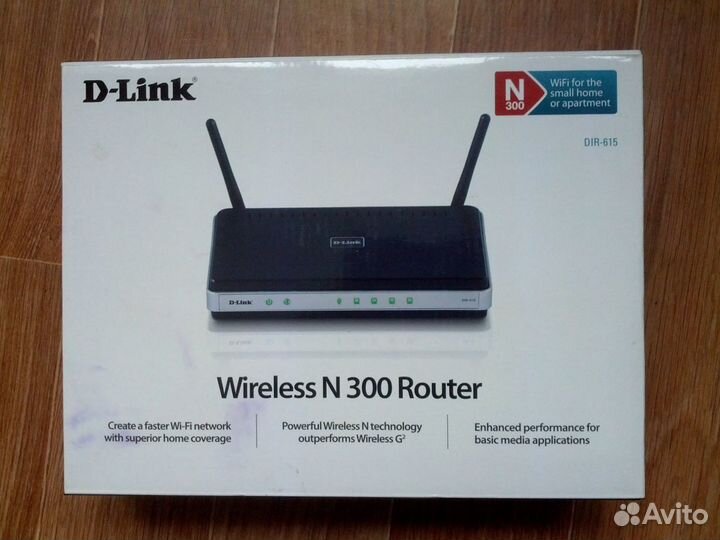 WiFi роутер D-Link DIR 615 N300