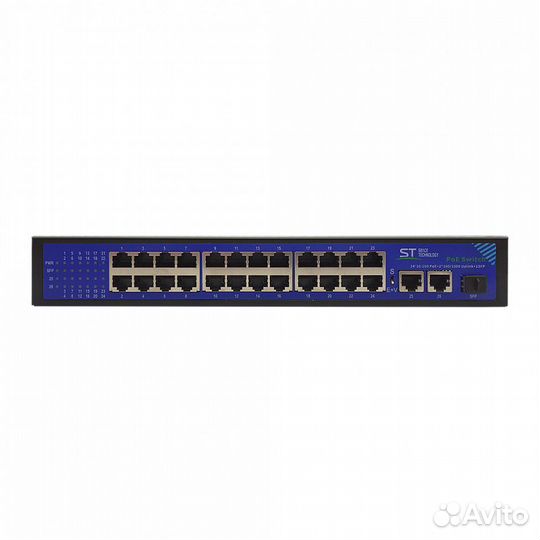 Коммутатор на 24 PoE порта ST-s243poe, (2G/1S/340W