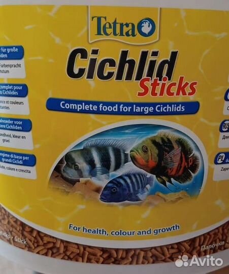 Корм для рыб (cichlid sticks tetra)