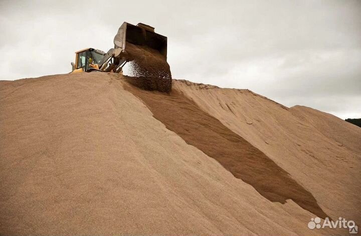 Песок, Щебень, Карьерный и Речной песок (2695)