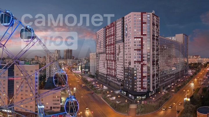 Квартира-студия, 22,2 м², 7/27 эт.