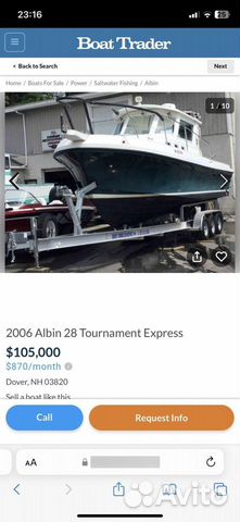 Всепогодный катер Albin 28 flush deck объявление продам