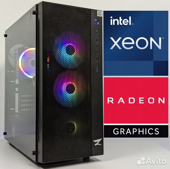 Игровой пк Xeon E5-2670 v3/16gb/RX 5700 XT