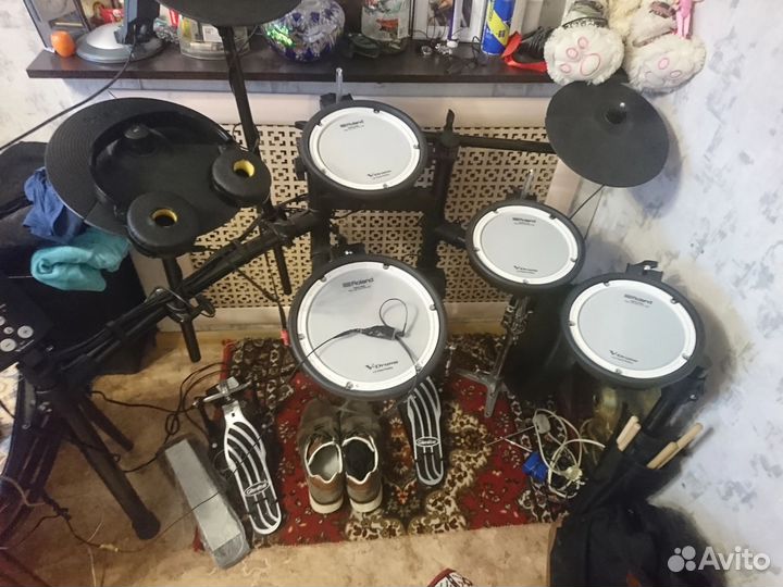 Roland td1 dmk, электронная ударная установка