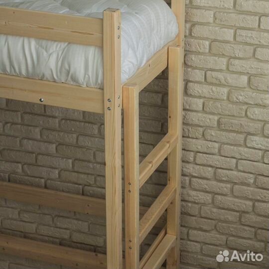 Кровать чердак из сосны