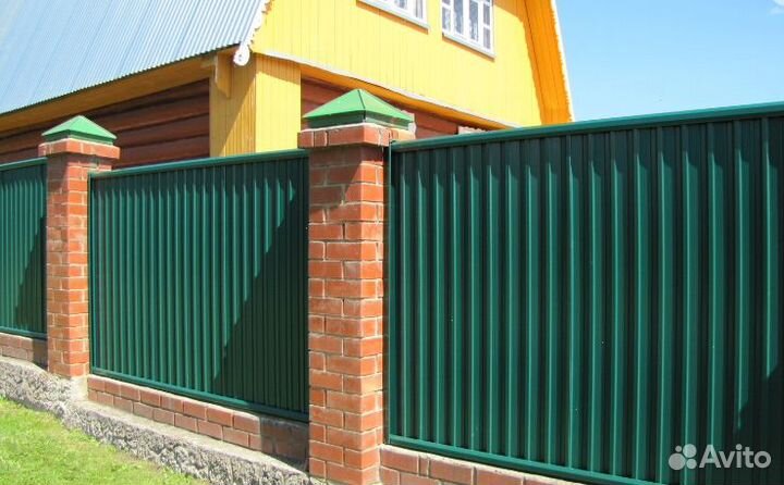 Забор металлический цена быстро