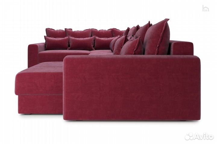 Диван угловой п-образный Мемори