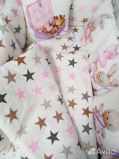 Комплект в детскую кроватку бортики