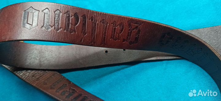 Ремень galliano кожаный