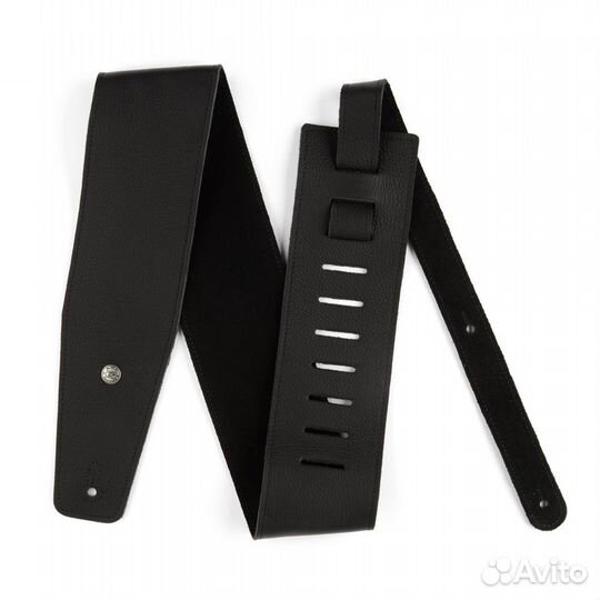 Кожаный ремень для гитары Dunlop BMF10BK